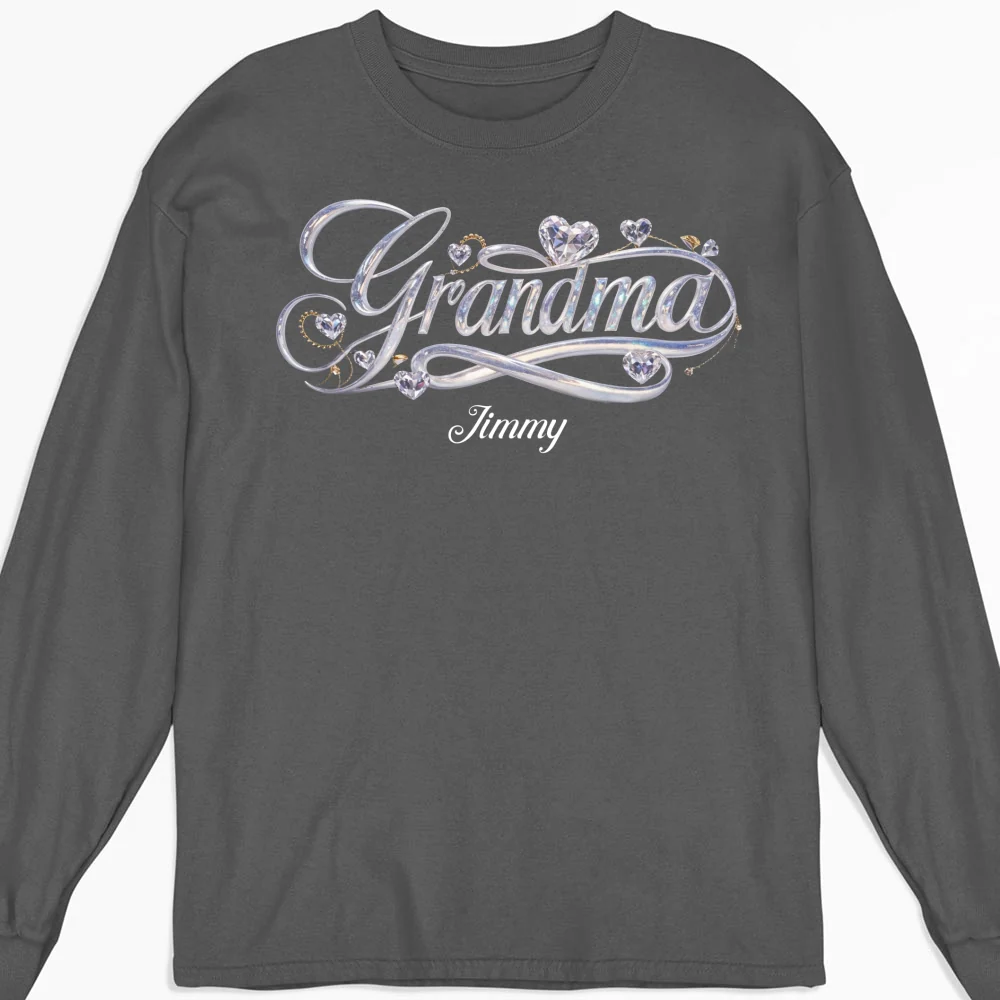 Grandma - Personalized Custom Shirt - Image 11