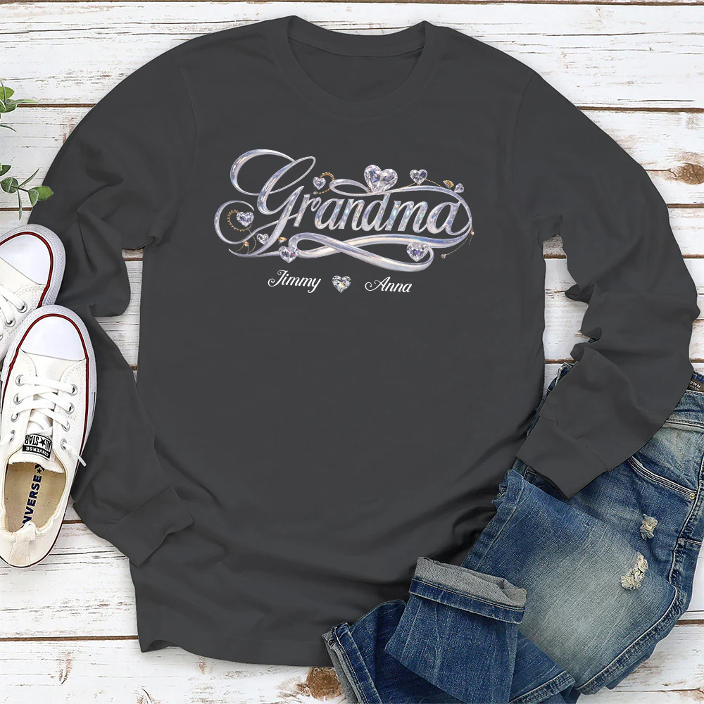 Grandma - Personalized Custom Shirt - Image 4