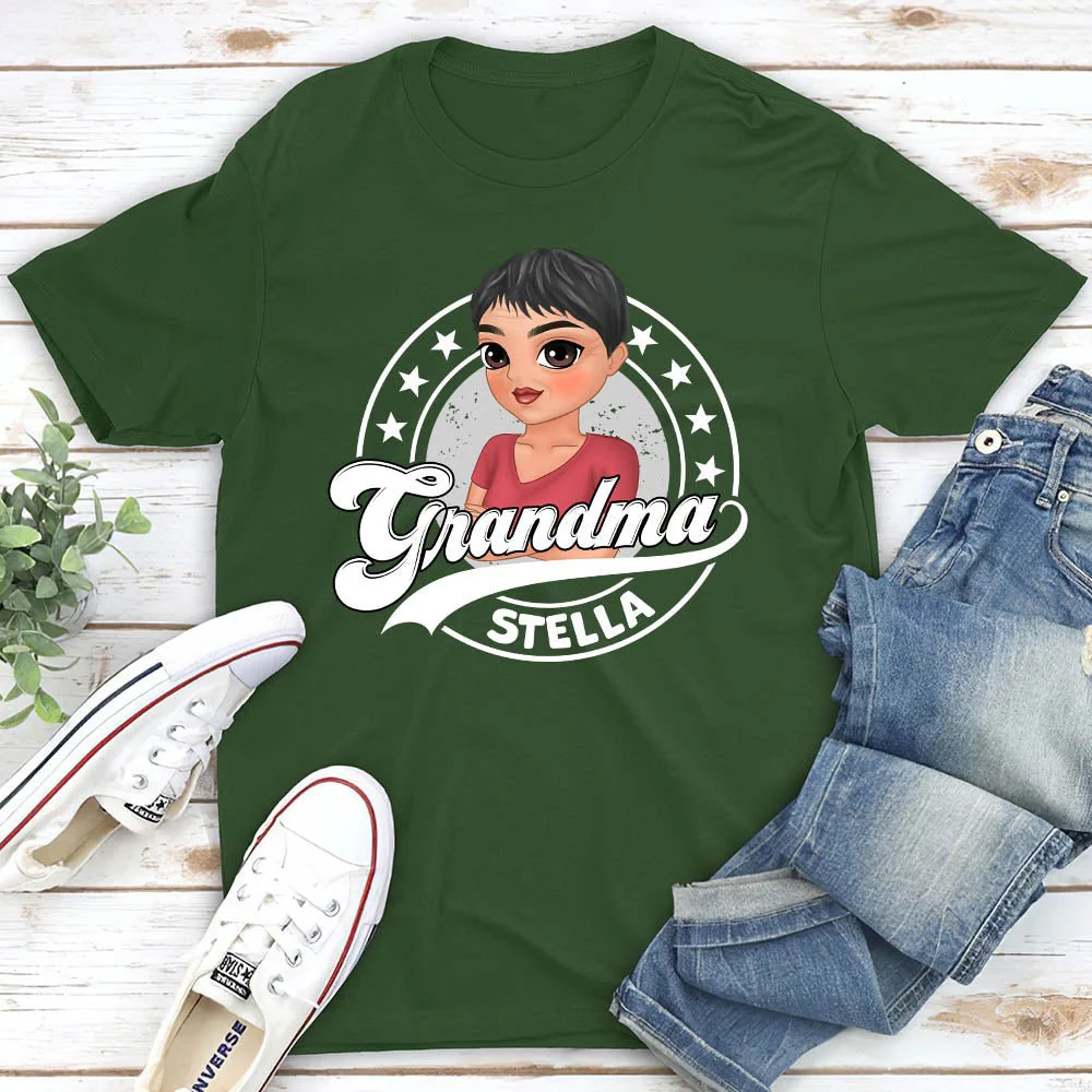 Grandma - Personalized Custom Unisex T-shirt - Image 3