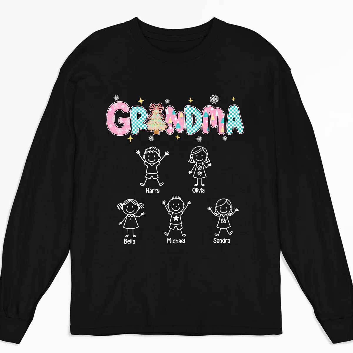 Grandma Sweethearts - Personalized Custom Shirt - Image 3
