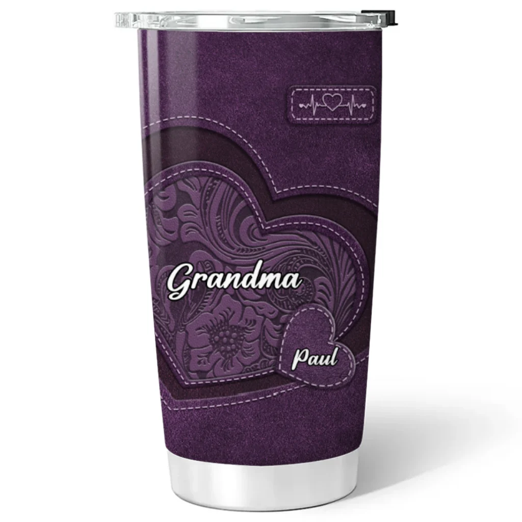 Grandma Sweethearts - Personalized Custom Tumbler - Image 6
