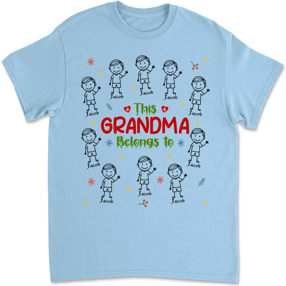 Grandma With Her Loves - Personalized Custom Shirt - Image 11