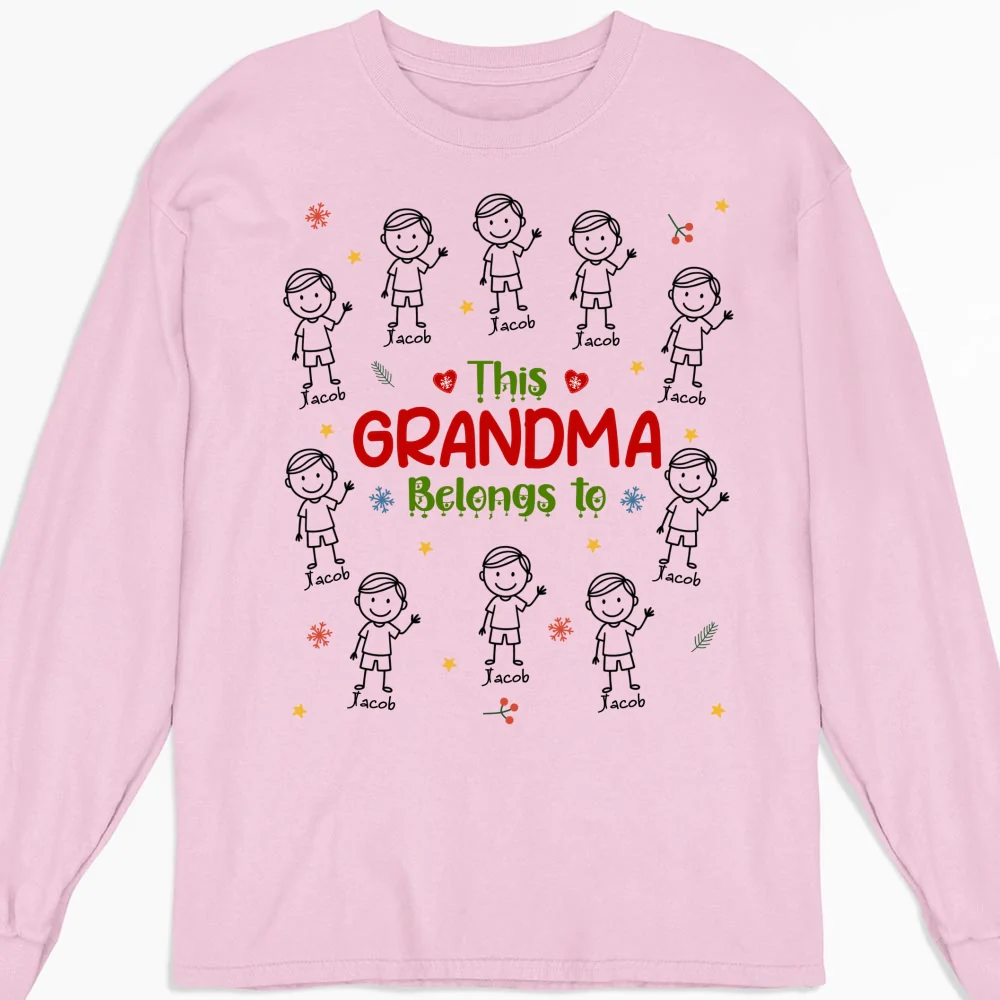Grandma With Her Loves - Personalized Custom Shirt - Image 15