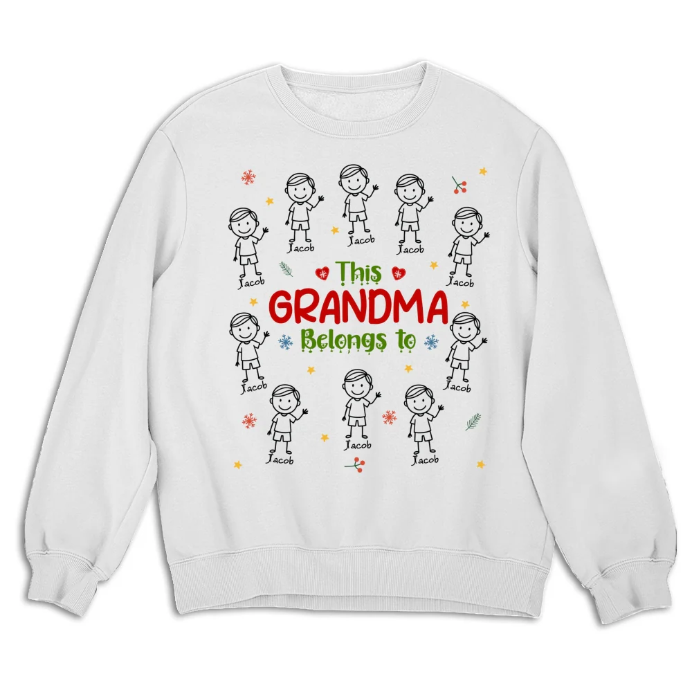 Grandma With Her Loves - Personalized Custom Shirt - Image 16