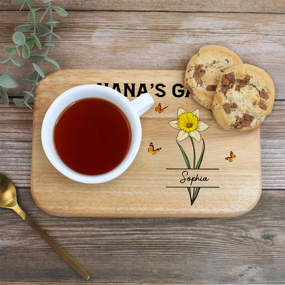 Grandma Garden - Personalized Custom Wooden Treat Board - Image 3