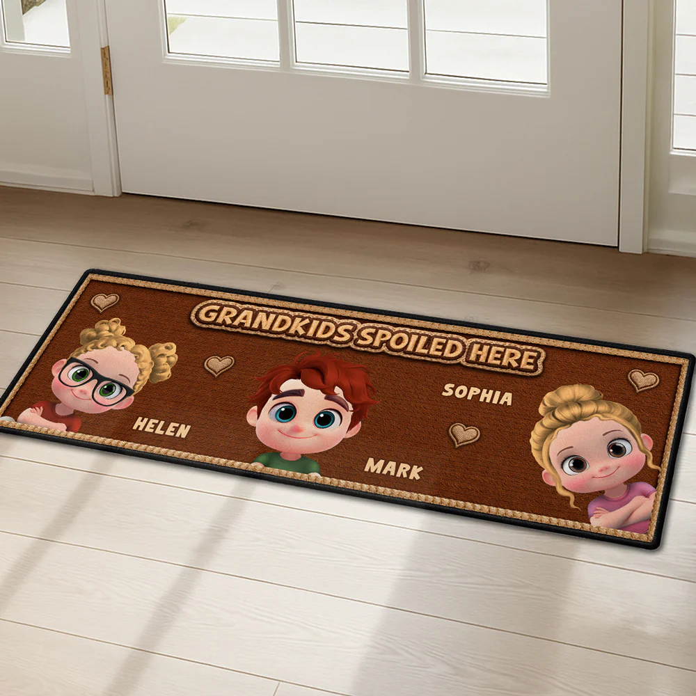 Grandmas Little Makers - Personalized Custom Runner Rug