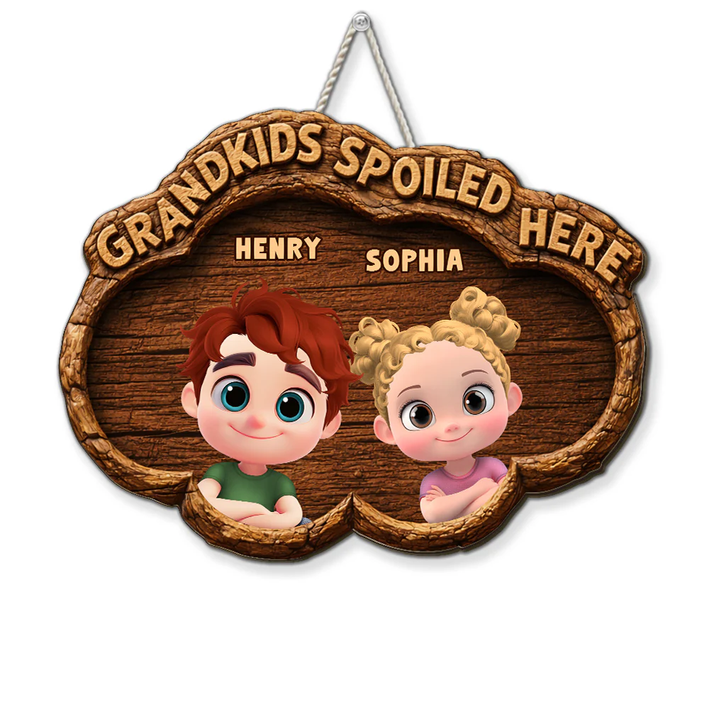 Grandmas Little Makers - Personalized Custom Wood Sign