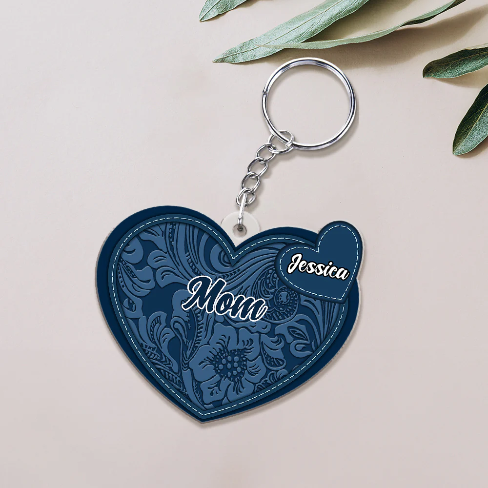 Grandma's Little Sweethearts - Personalized Custom Acrylic Keychain - Image 5
