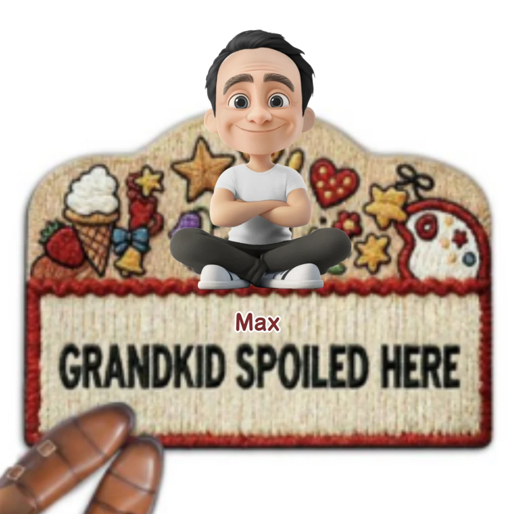 Grandmas Sweethearts - Personalized Custom Doormat - Image 6