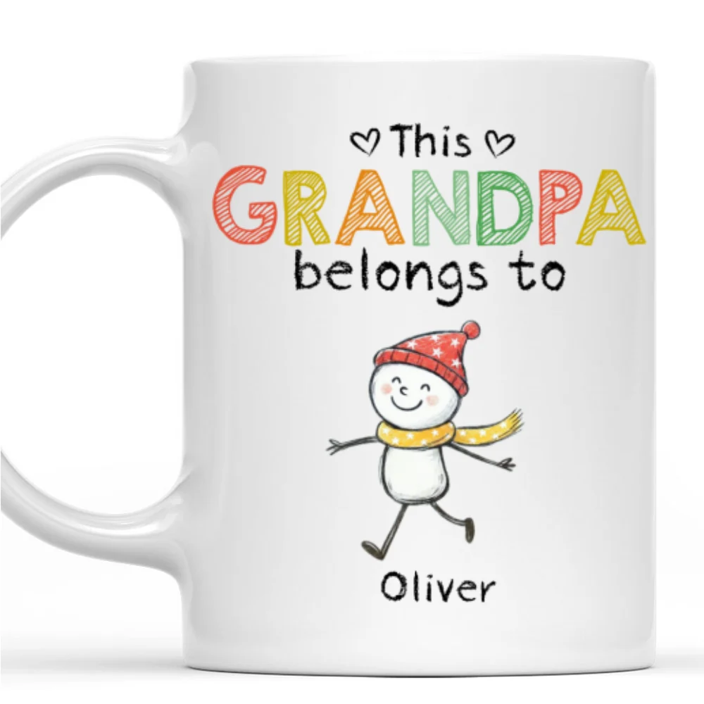 Grandpa Always Makes Life Better - Personalized Custom Coffee Mug - Image 7