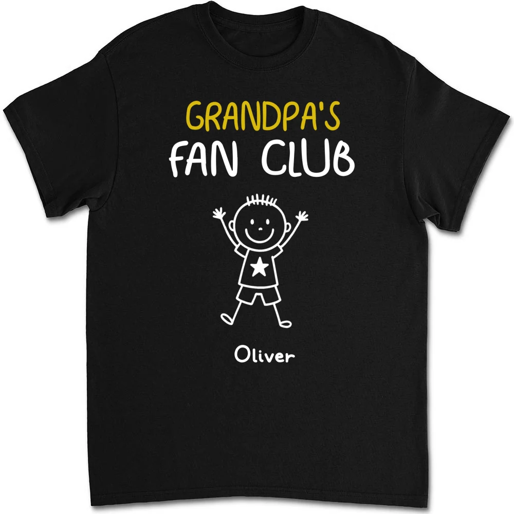 Grandpa Fan Club - Personalized Custom Shirt - Image 10