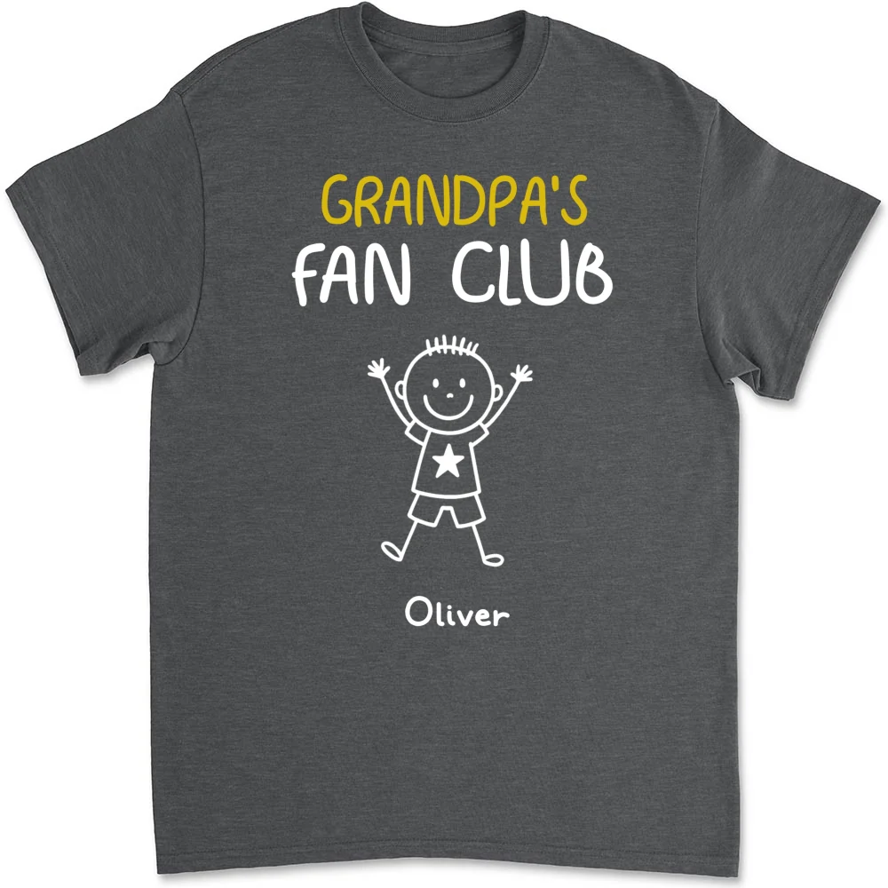 Grandpa Fan Club - Personalized Custom Shirt - Image 11
