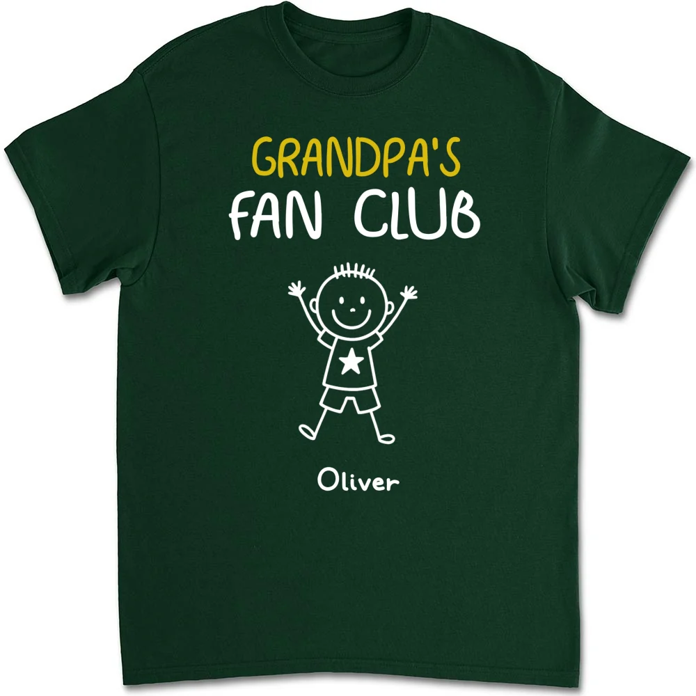 Grandpa Fan Club - Personalized Custom Shirt - Image 12