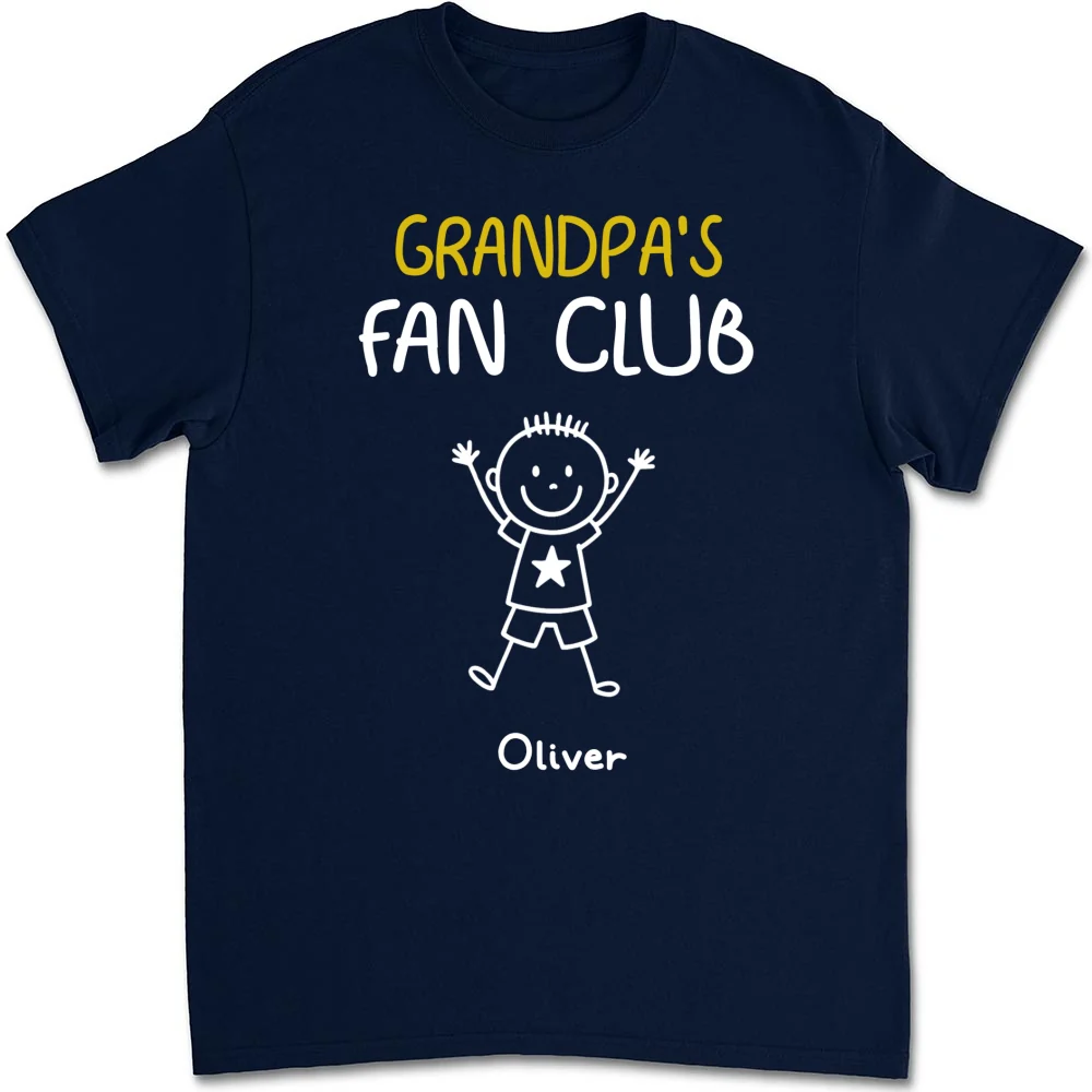 Grandpa Fan Club - Personalized Custom Shirt - Image 13