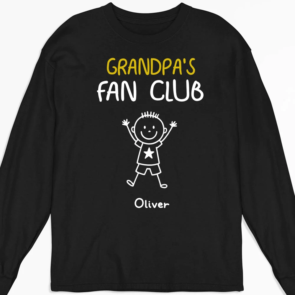 Grandpa Fan Club - Personalized Custom Shirt - Image 14