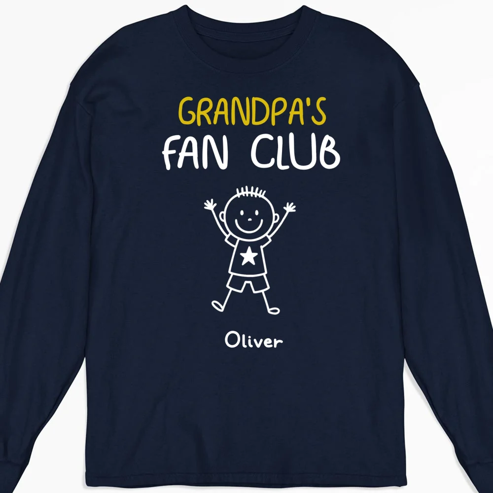 Grandpa Fan Club - Personalized Custom Shirt - Image 16