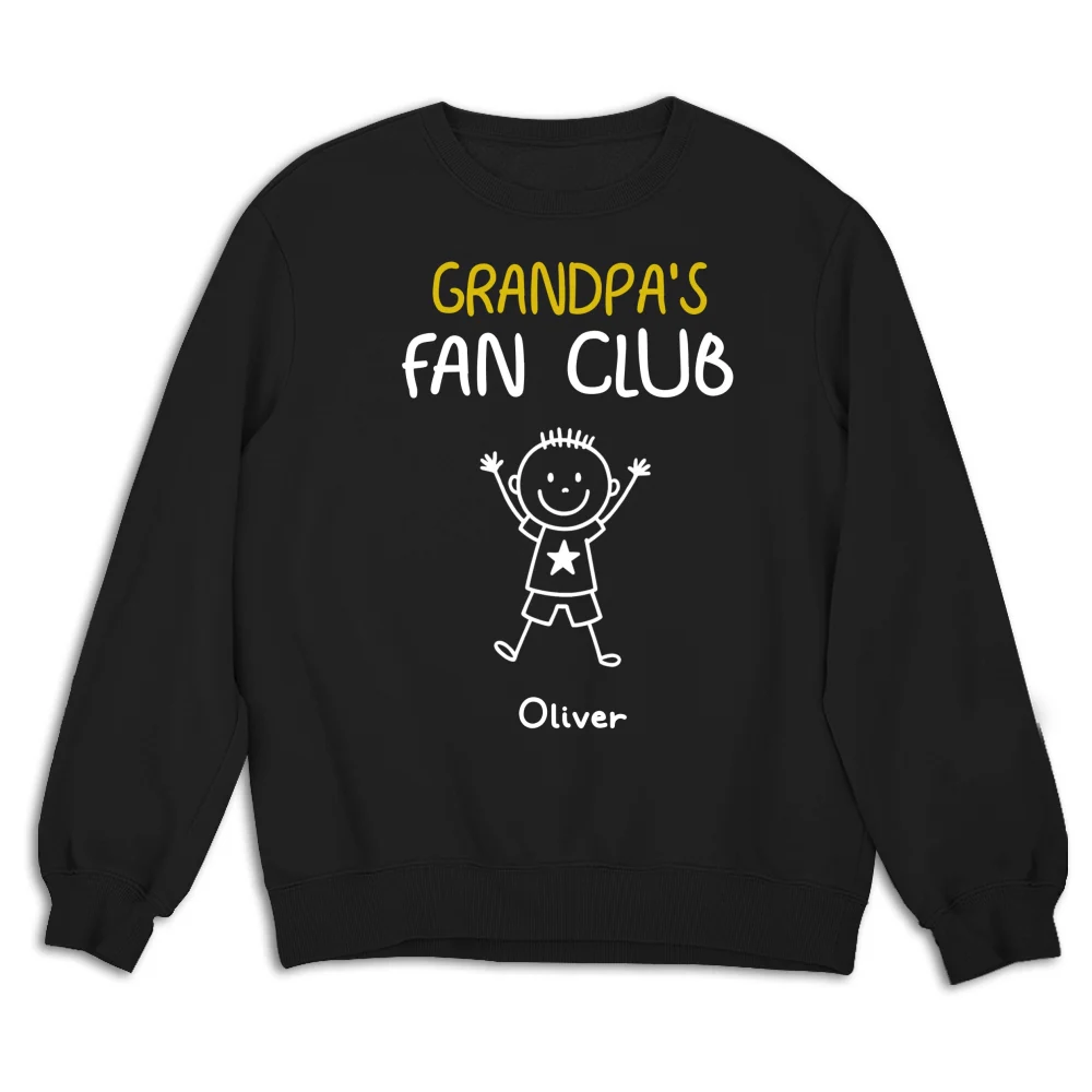 Grandpa Fan Club - Personalized Custom Shirt - Image 17