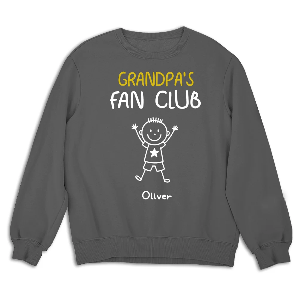 Grandpa Fan Club - Personalized Custom Shirt - Image 18