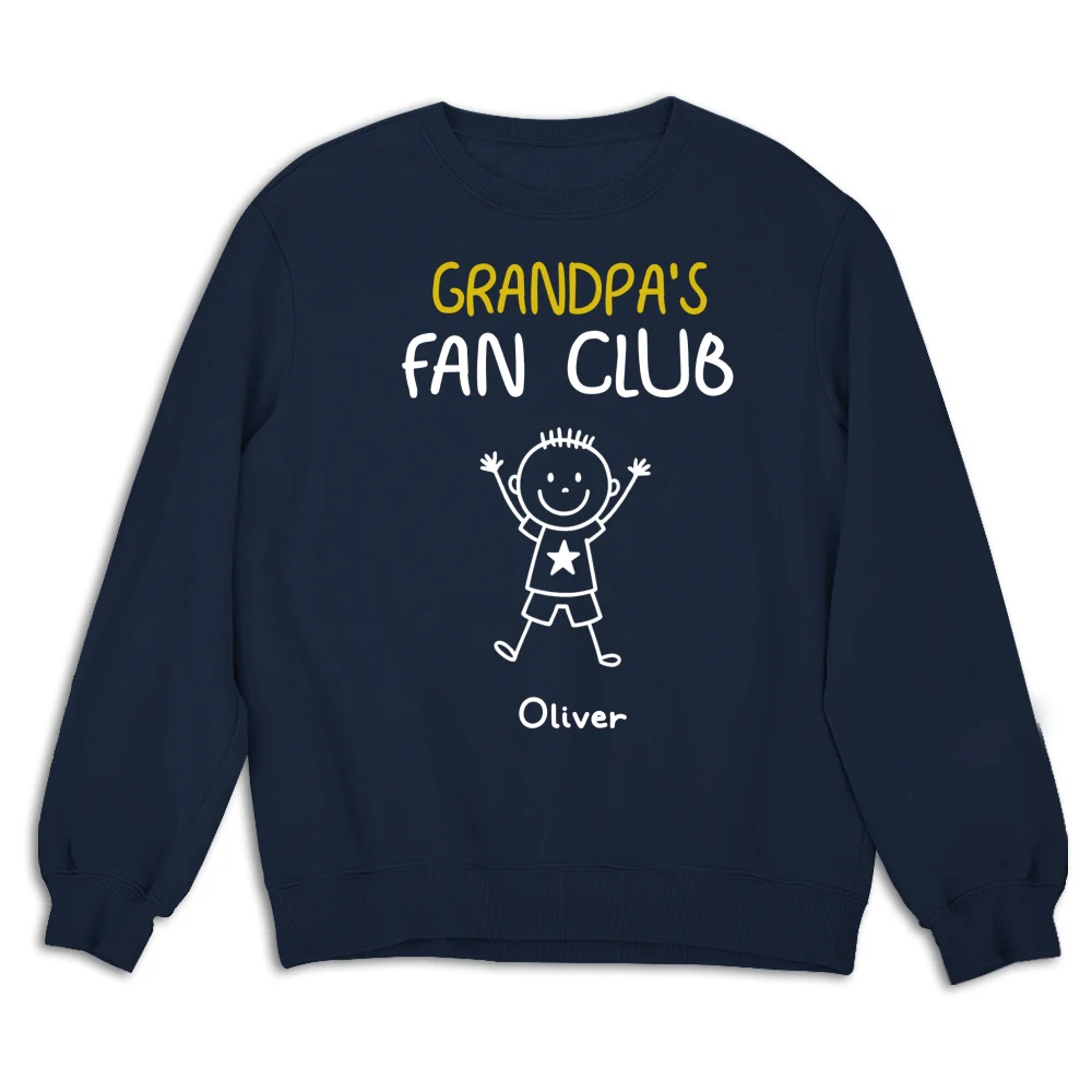 Grandpa Fan Club - Personalized Custom Shirt - Image 19