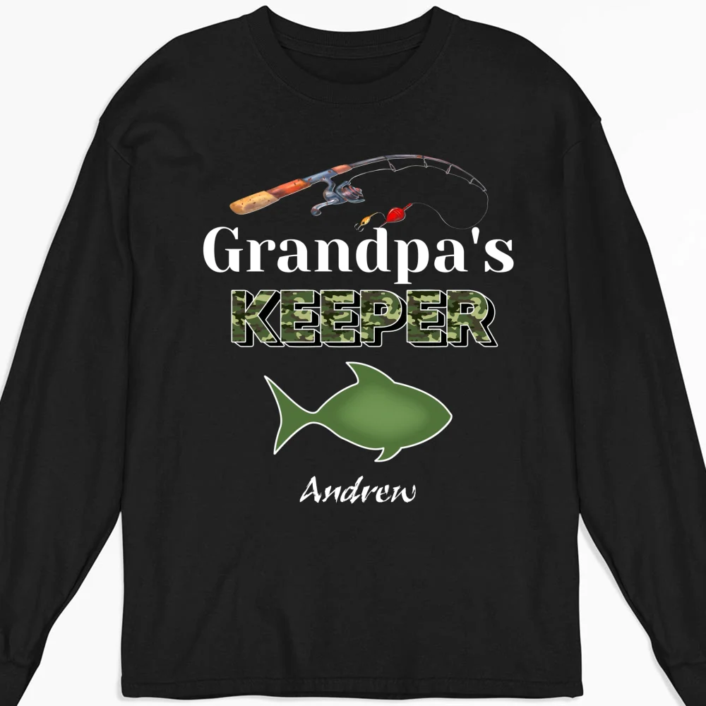 Grandpa Keepers - Personalized Custom Shirt - Image 10