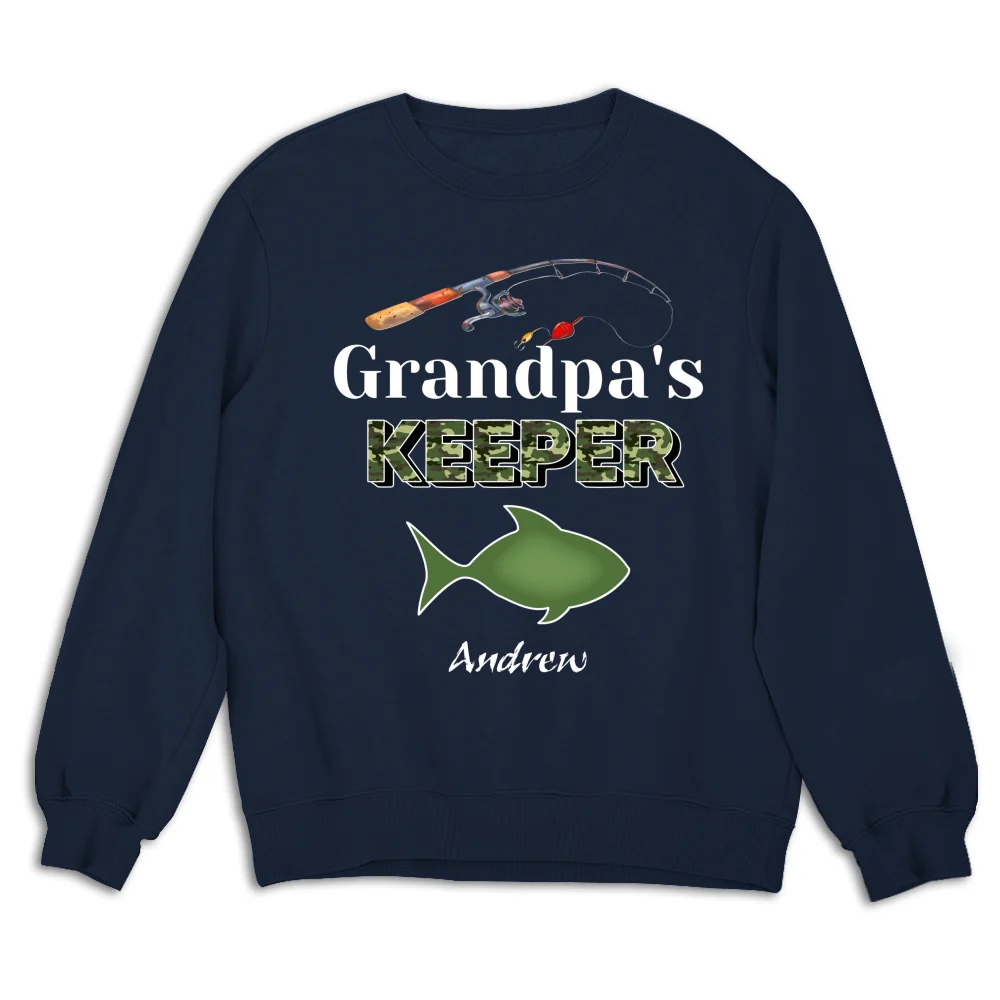 Grandpa Keepers - Personalized Custom Shirt - Image 15