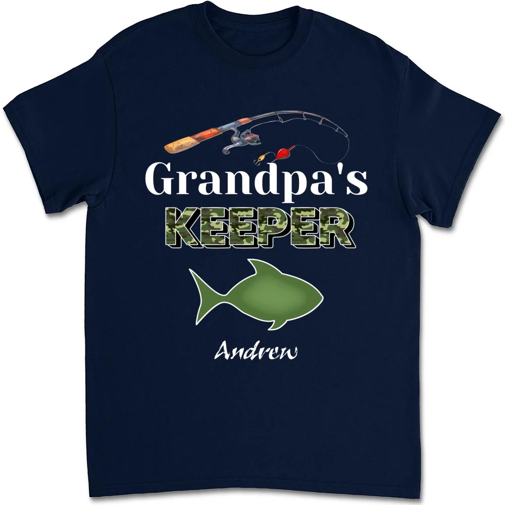 Grandpa Keepers - Personalized Custom Shirt - Image 9