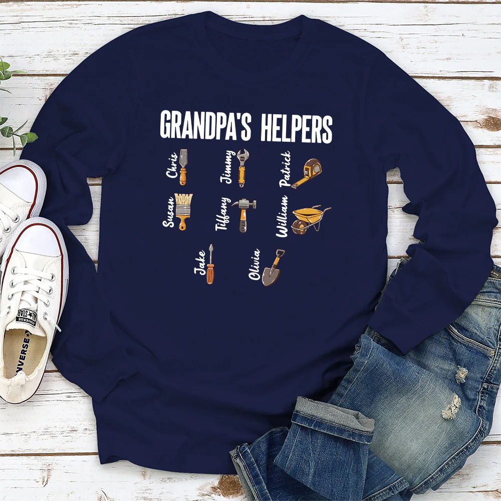 Grandpa Tool Time - Personalized Custom Shirt - Image 3
