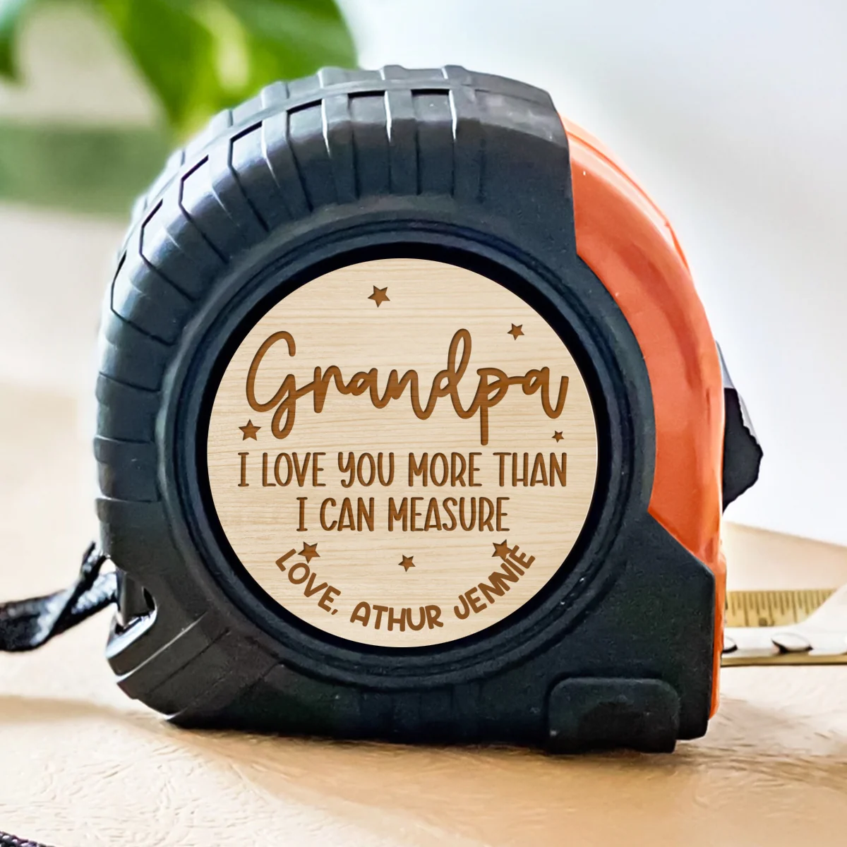 Grandpa We Love You - Personalized Custom Tape Measure - Image 7