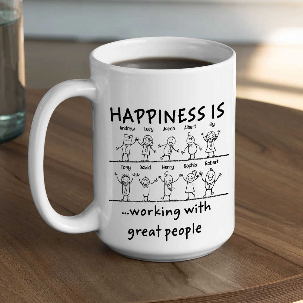 Great Colleagues - Personalized Custom Coffee Mug - Image 5