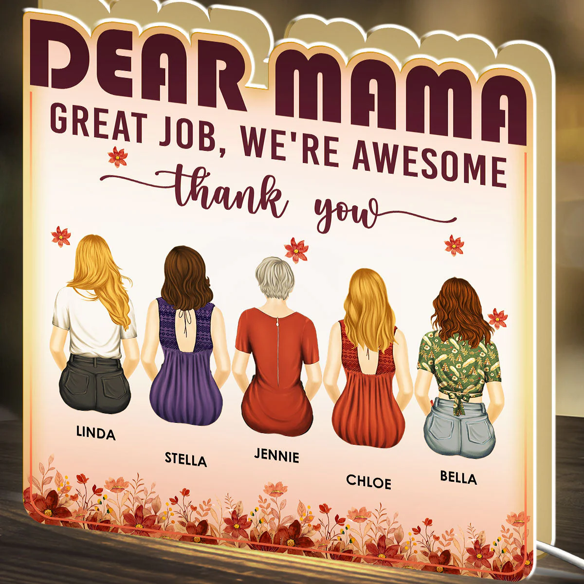 Great Job I Am Awesome - Personalized Custom Light Box - Image 4