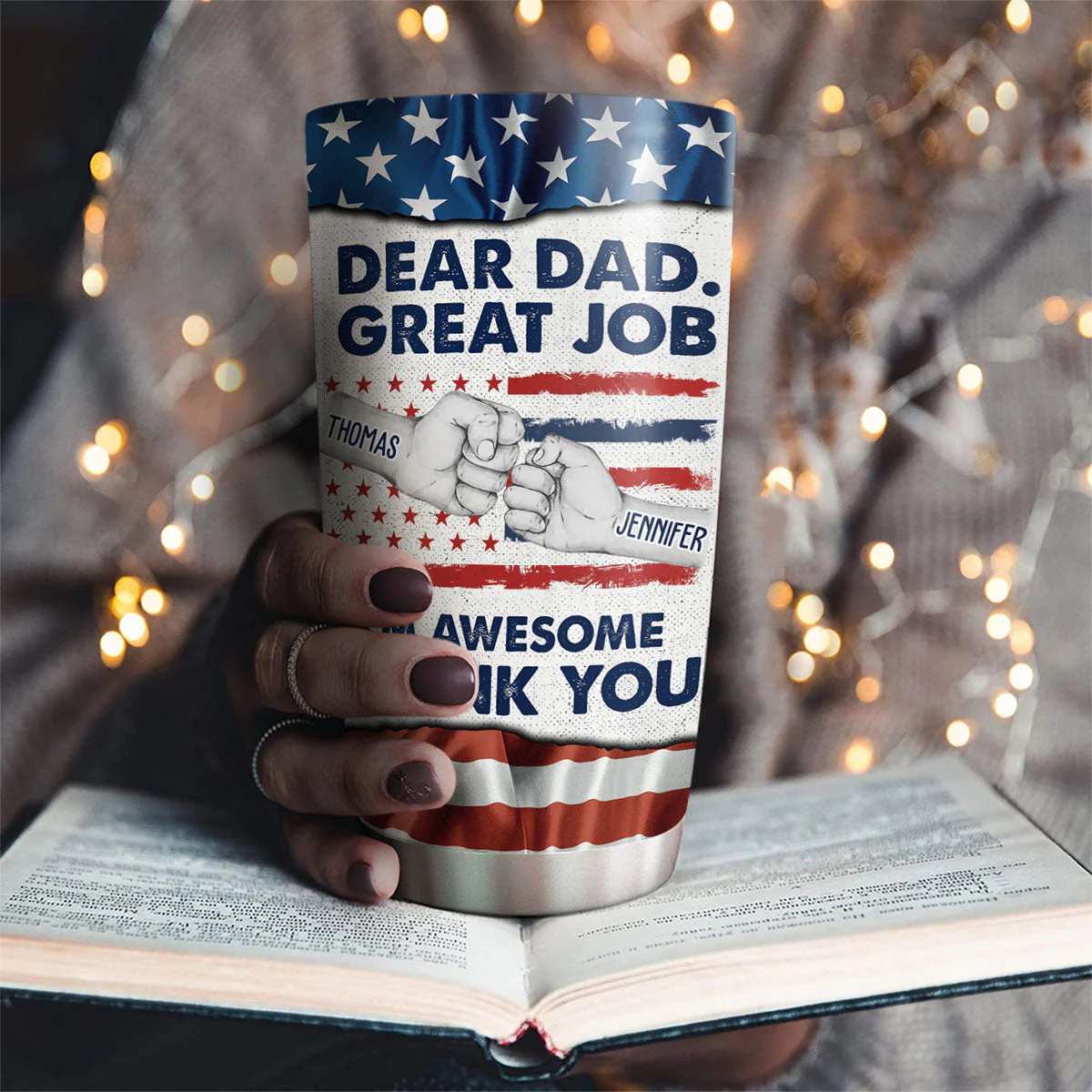 Great Job We Are Awesome - Personalized Custom Tumbler - Image 2
