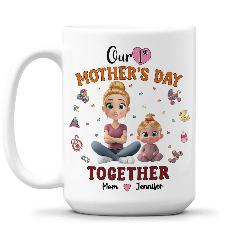 Great Mommy - Personalized Custom Coffee Mug - Image 5