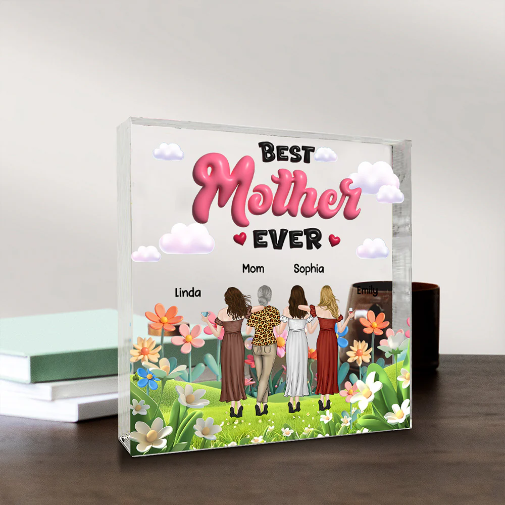 Great Motherly Love - Personalized Custom Acrylic Plaque - Image 5