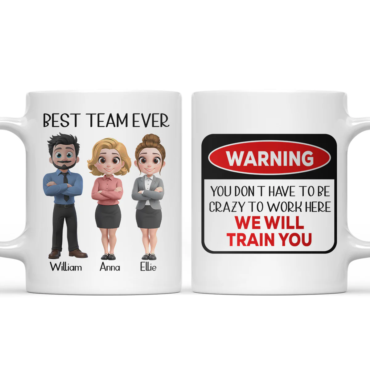 Great Team Is Hard To Find - Personalized Custom Coffee Mug