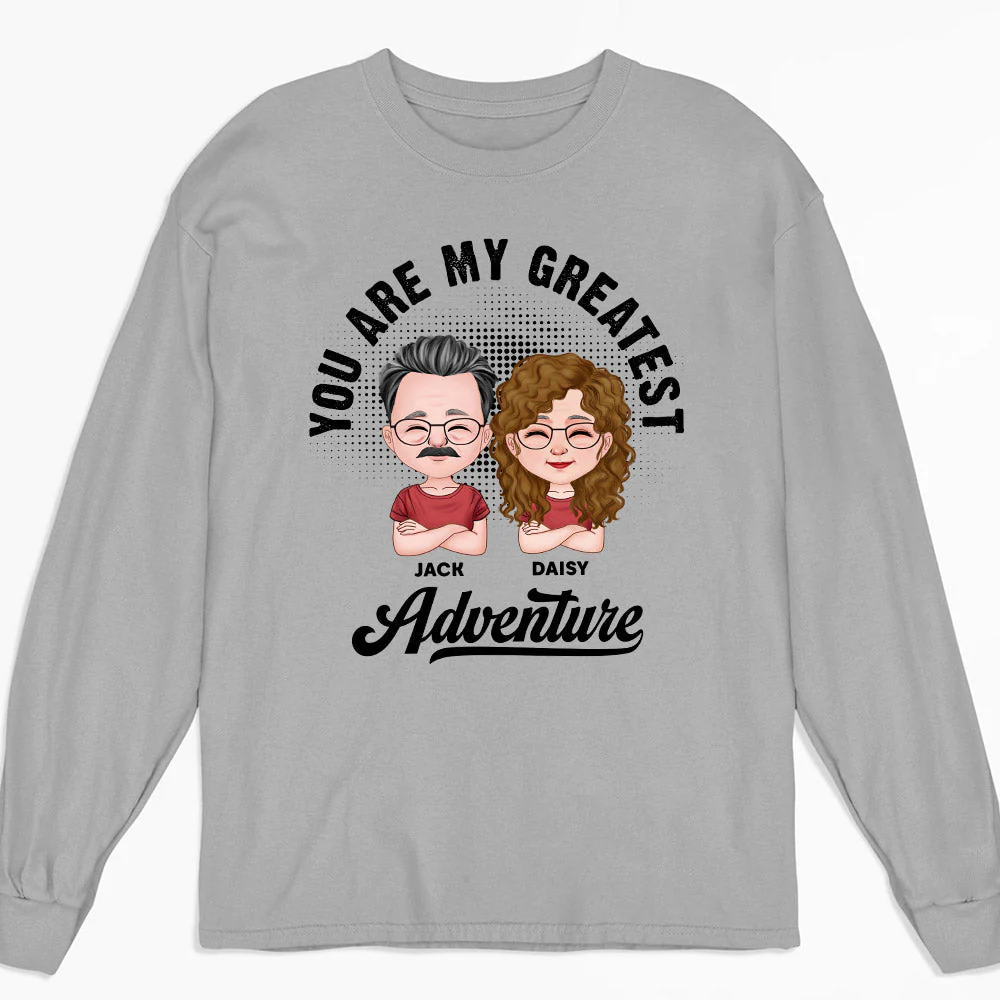 Greatest Adventure - Personalized Custom Long Sleeve T-shirt