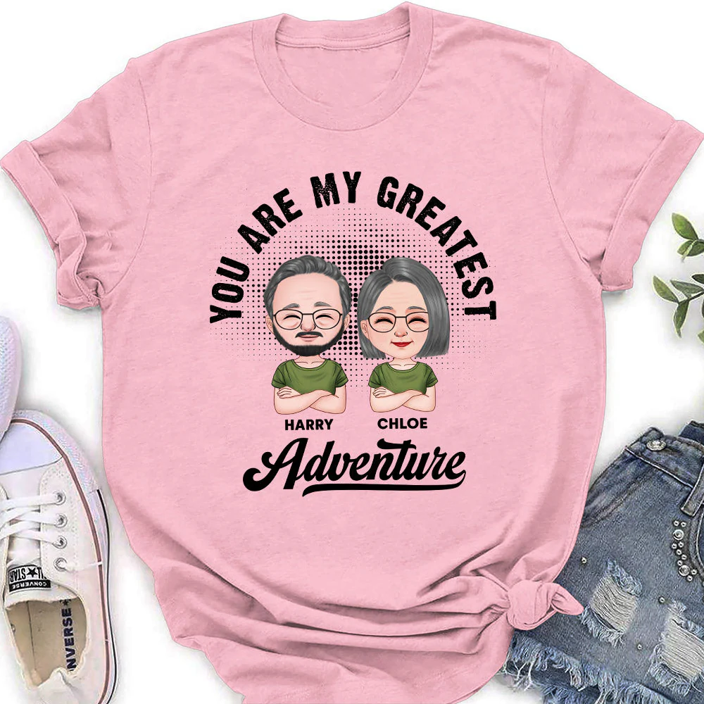Greatest Adventure - Personalized Custom Women's T-shirt - Image 3