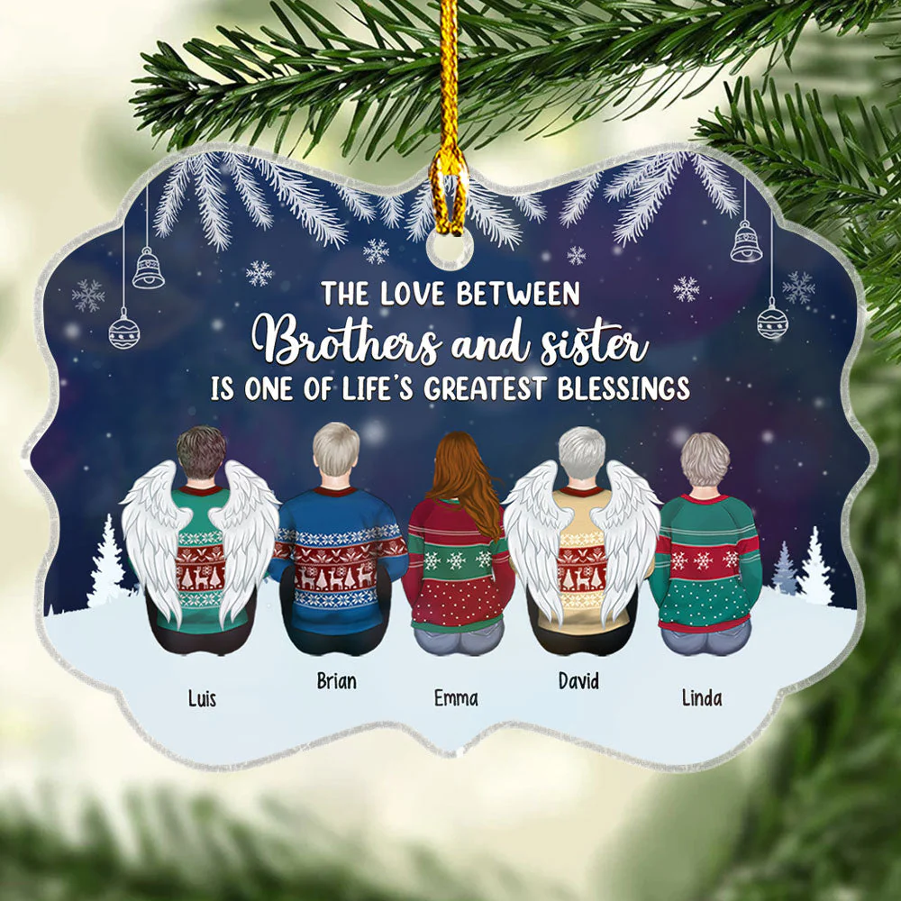 Greatest Blessings - Personalized Custom Acrylic Ornament - Image 2