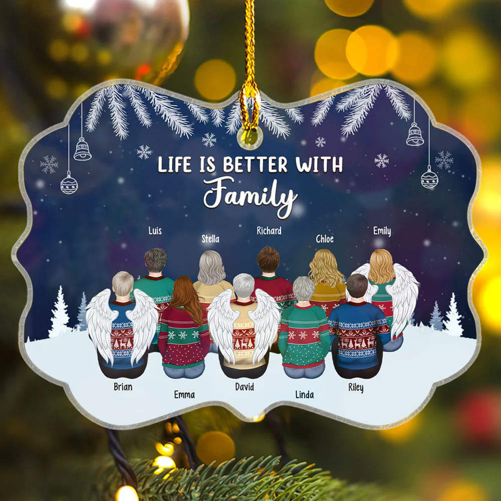 Greatest Blessings - Personalized Custom Acrylic Ornament - Image 4