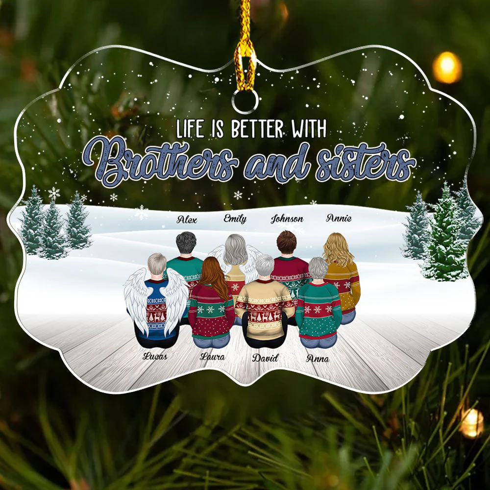 Greatest Gift - Personalized Custom Acrylic Ornament - Image 5