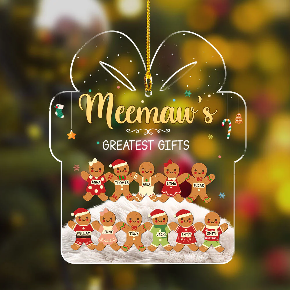 Greatest Gifts - Personalized Custom Acrylic Ornament - Image 3
