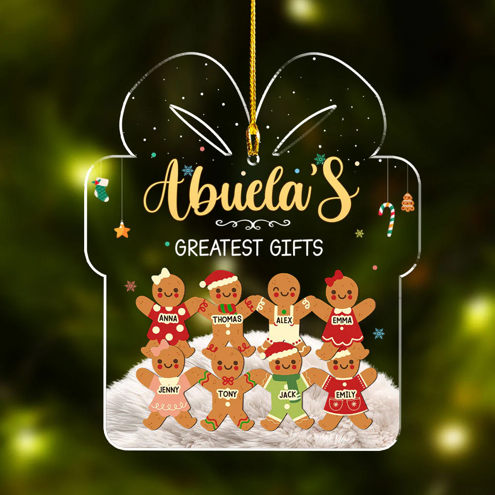 Greatest Gifts - Personalized Custom Acrylic Ornament - Image 4