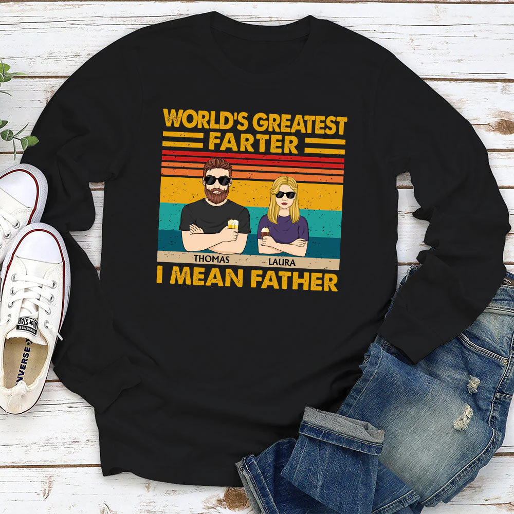 Greatest Of World Farter - Personalized Custom Shirt - Image 4