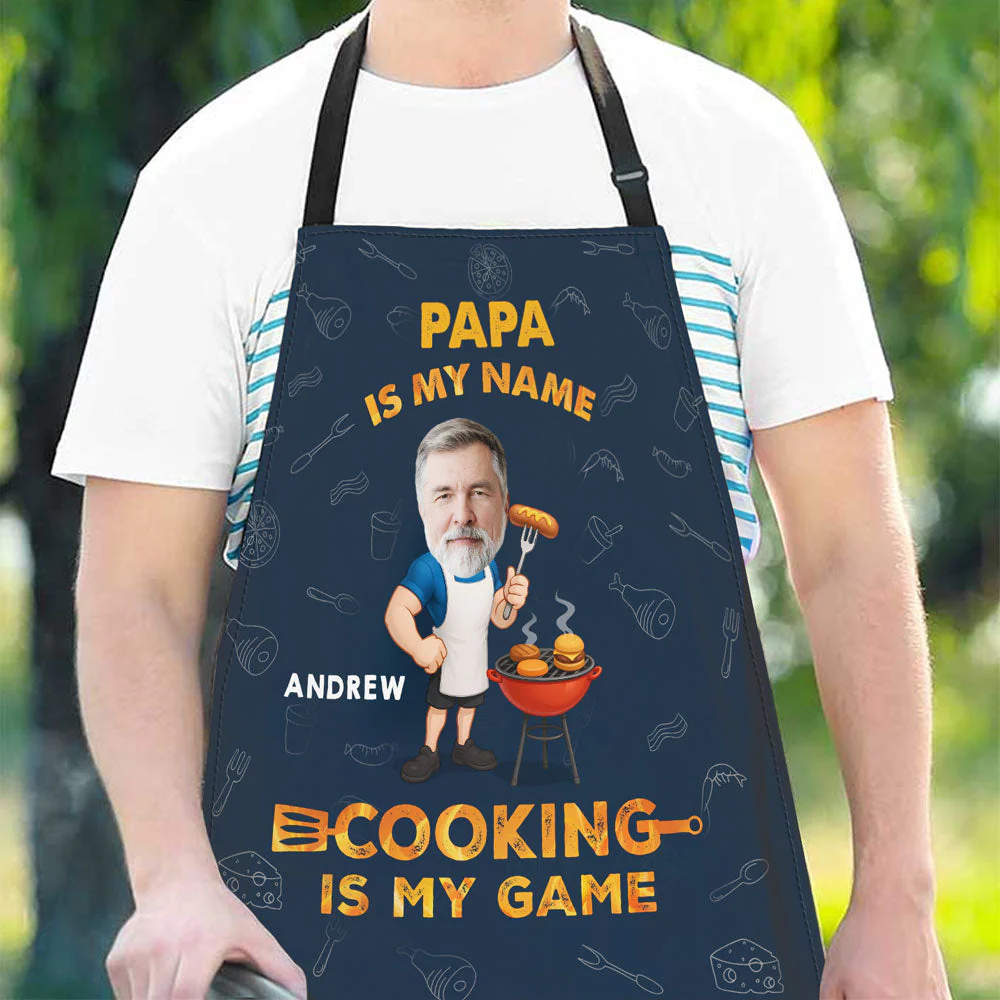 Grillliant Dad - Personalized Custom Apron - Image 2