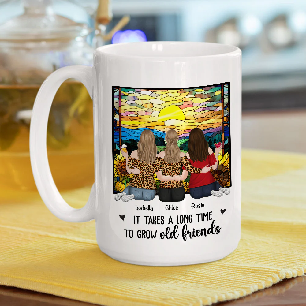 Grow An Old Friend - Personalized Custom Coffee Mug - Image 4