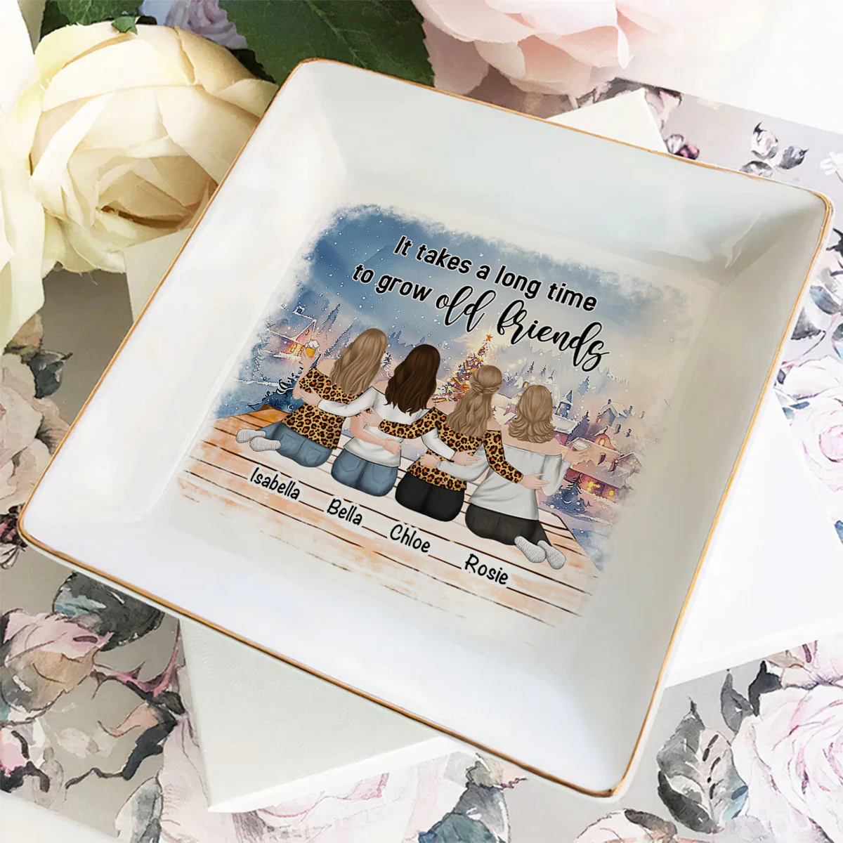 Grow An Old Friend - Personalized Custom Jewelry Dish - Image 3