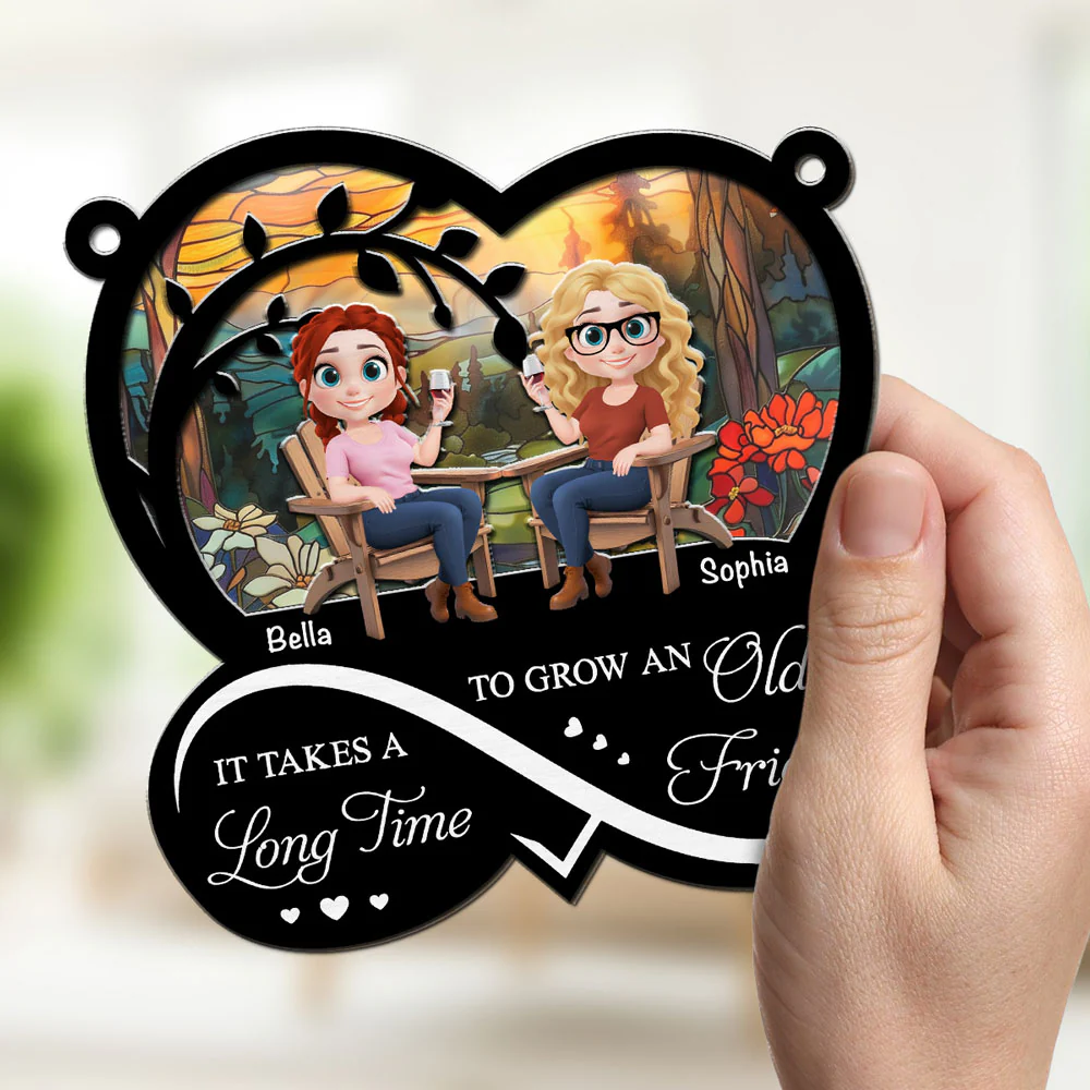 Grow An Old Friend - Personalized Custom Suncatcher - Image 2