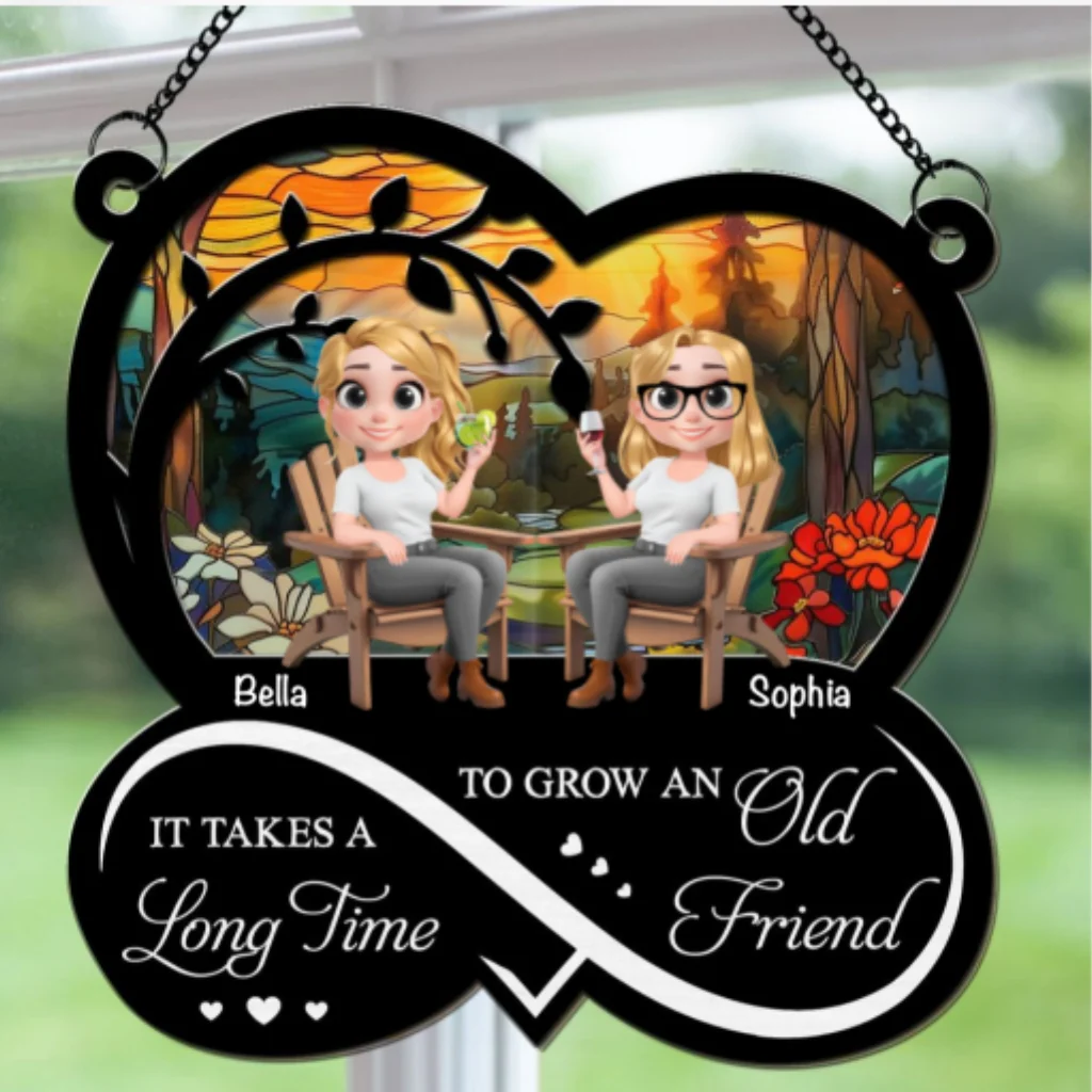 Grow An Old Friend - Personalized Custom Suncatcher - Image 5