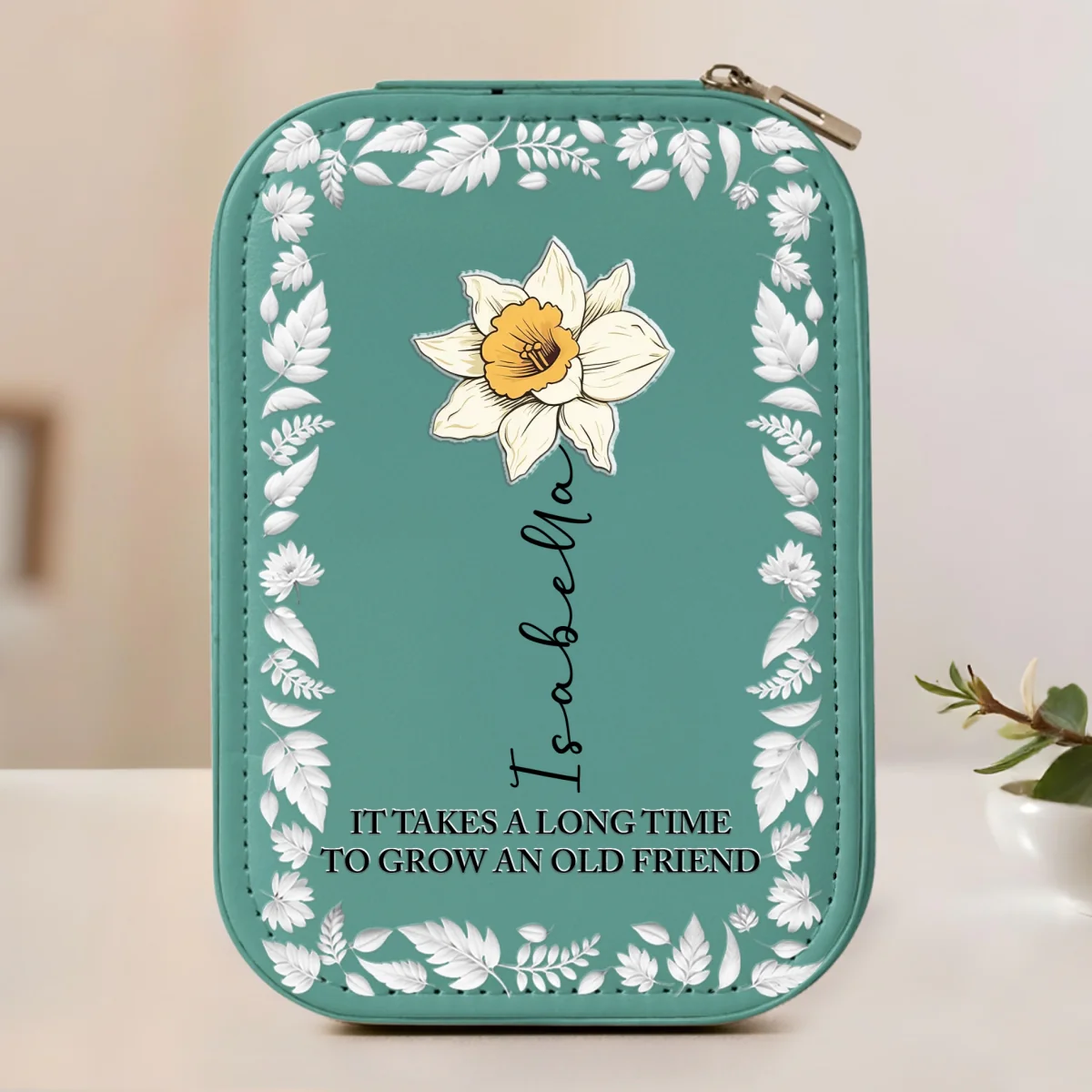 Grow An Old Friends - Personalized Custom Jewelry Box With LED Mirror - Image 8