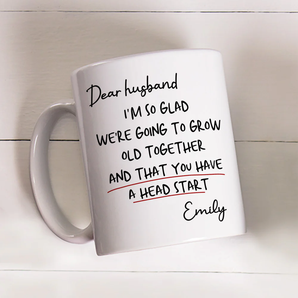 Grow Old Together - Personalized Custom Coffee Mug - Image 6