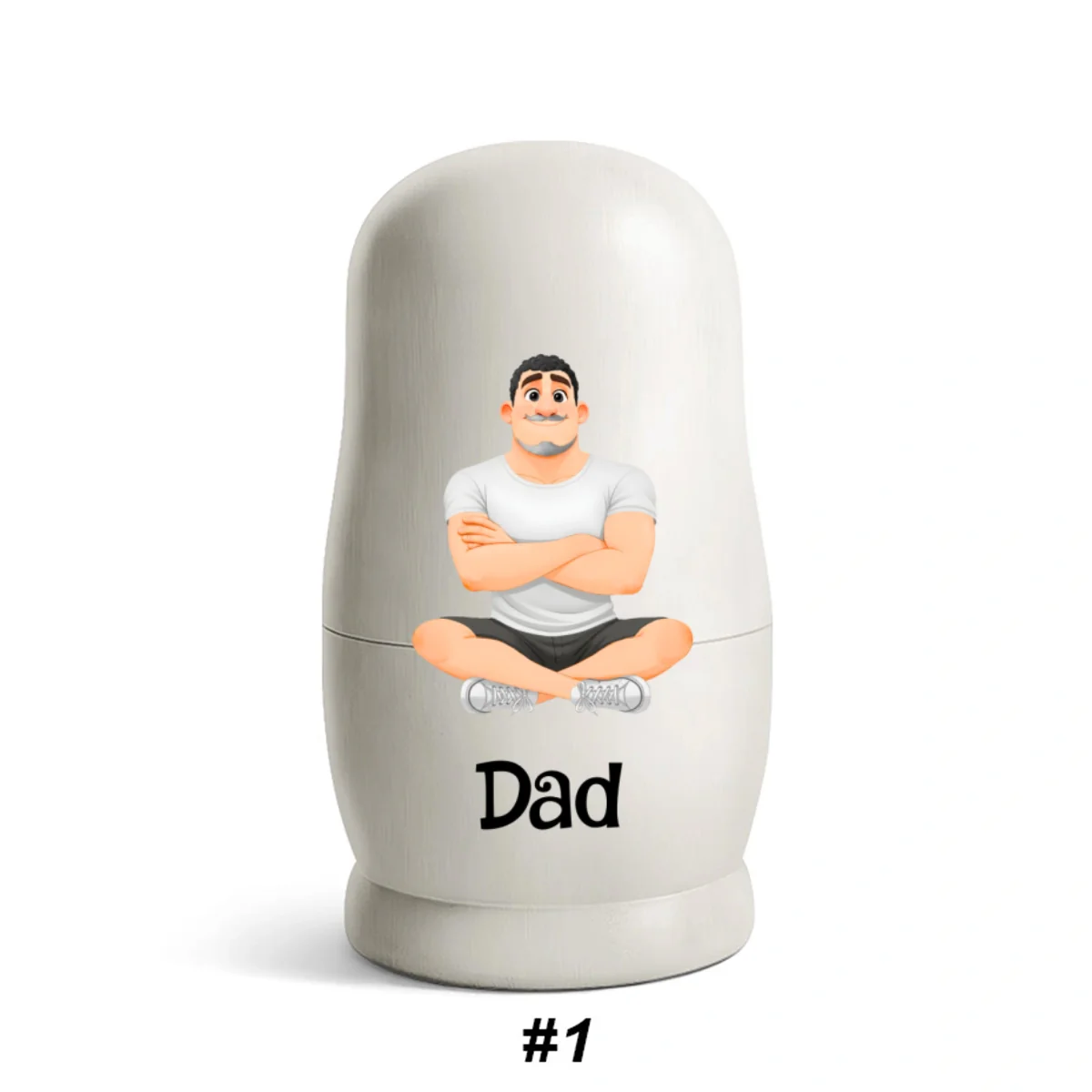 Growing In Love - Personalized Custom Nesting Doll - Image 8